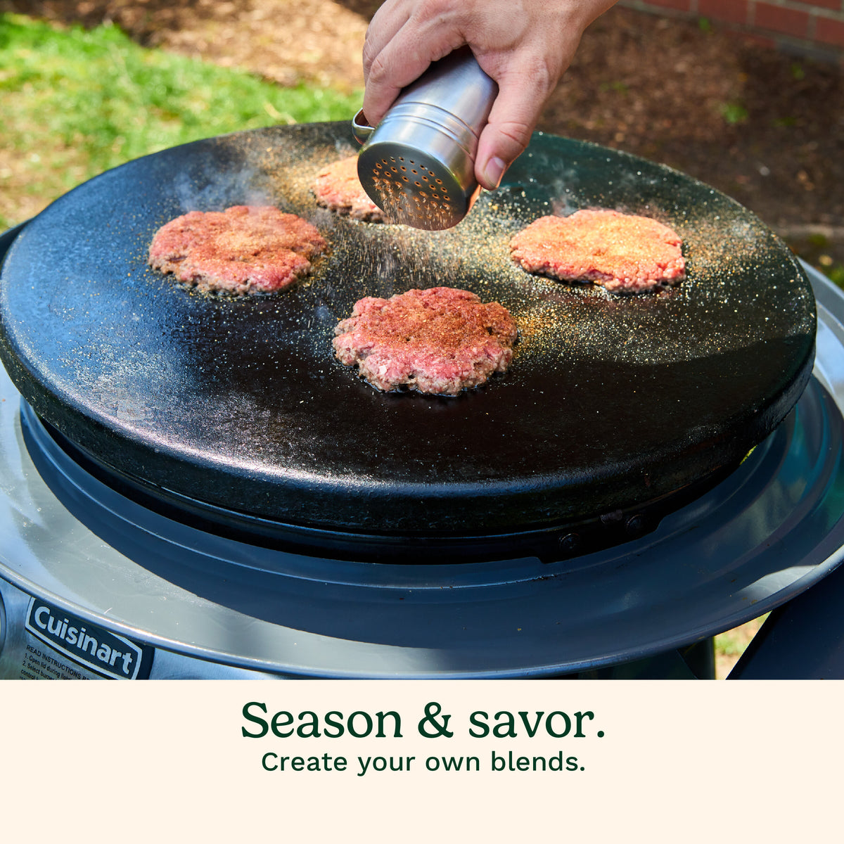 Smashed Burger Kit | Cuisinart Outdoors