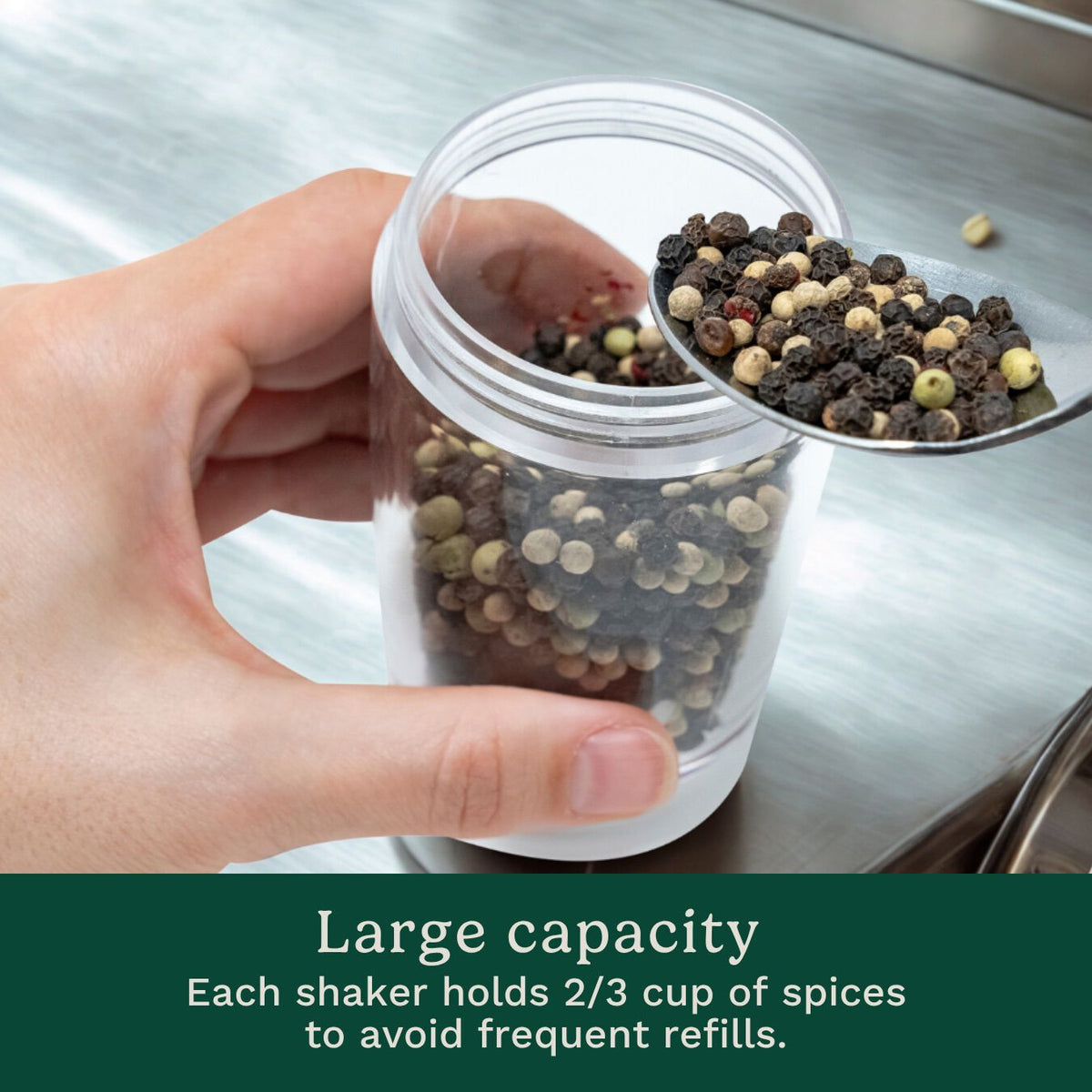 Gravity Salt and Pepper Mill | Cuisinart Outdoors