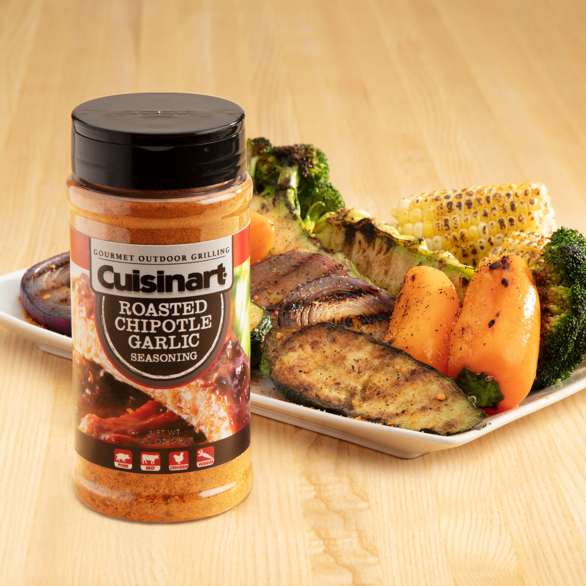Roasted Chipotle Garlic Seasoning | Cuisinart Outdoors