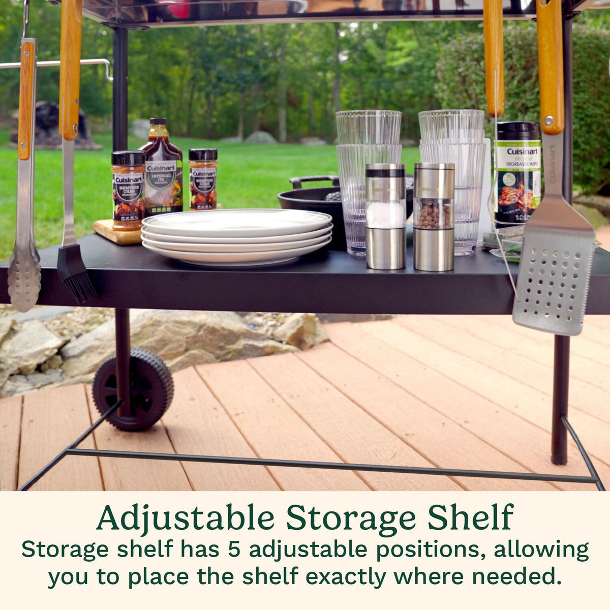 Outdoor BBQ Prep Cart | Cuisinart Outdoors