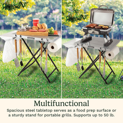 Fold 'n Go Prep Table & Grill Stand | Cuisinart Outdoors