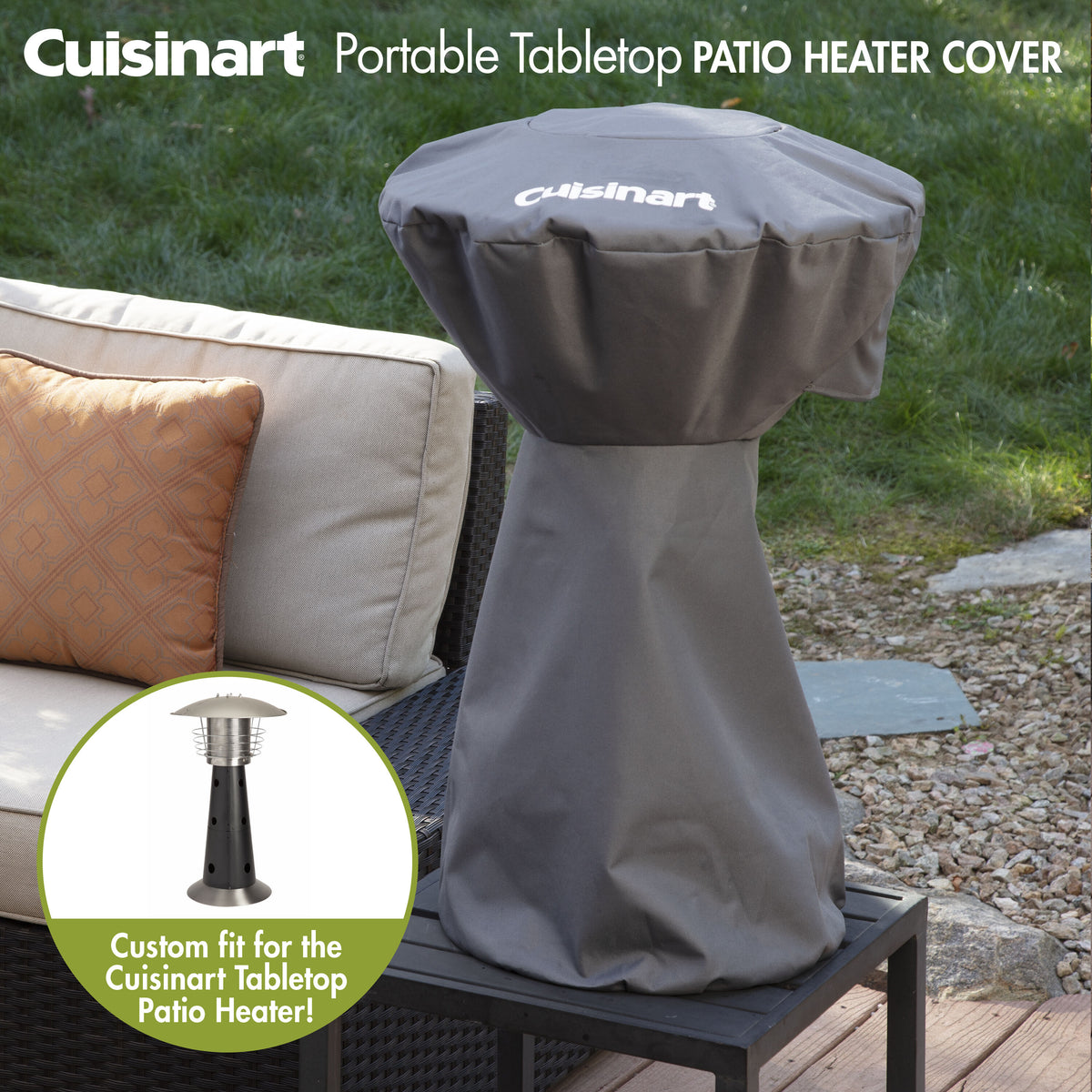Tabletop Patio Heater Cover | Cuisinart Outdoors