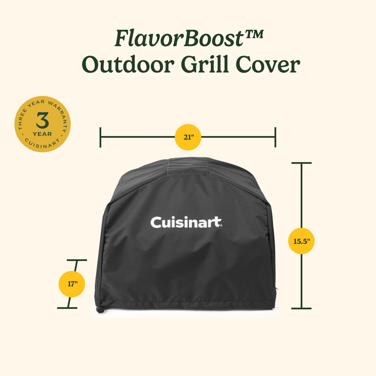 8-in-1 FlavorBoost™ Electric Grill Cover | Cuisinart Outdoors