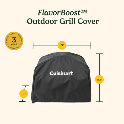 8-in-1 FlavorBoost™ Electric Grill Cover | Cuisinart Outdoors