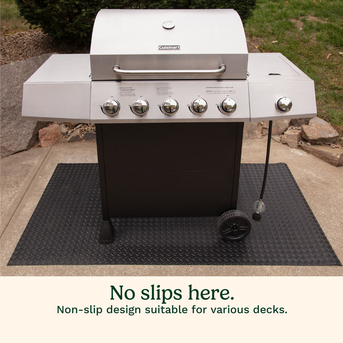 65” X 36” Premium Deck and Patio Grill Mat | Cuisinart Outdoors