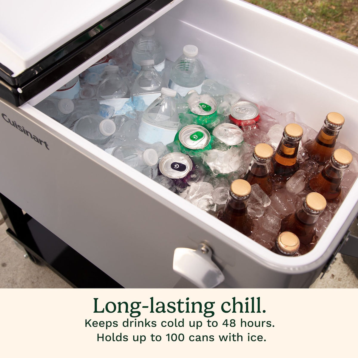 80 Qt. Outdoor Cooler Cart | Cuisinart Outdoors